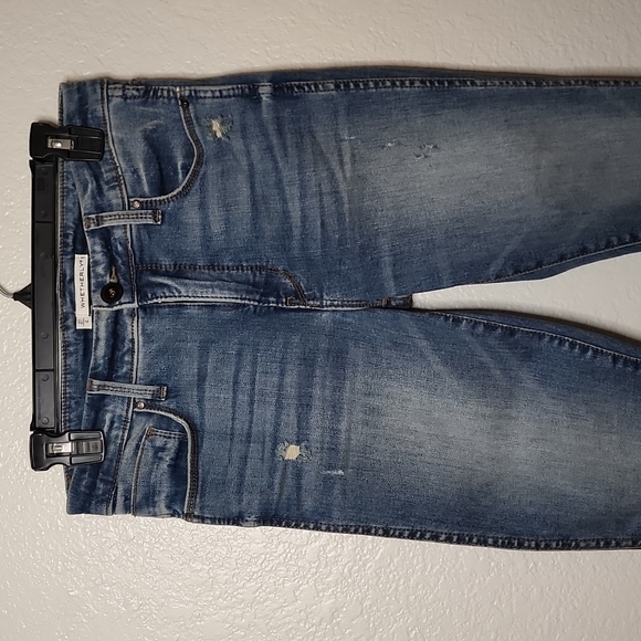 Whetherly Cooper Distressed High Waist Skinny Jeans in Medium Brienz - Picture 7 of 14